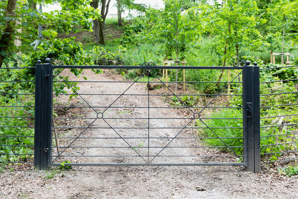 The Dorset Farm Estate Fencing | Deer Gate - Over path